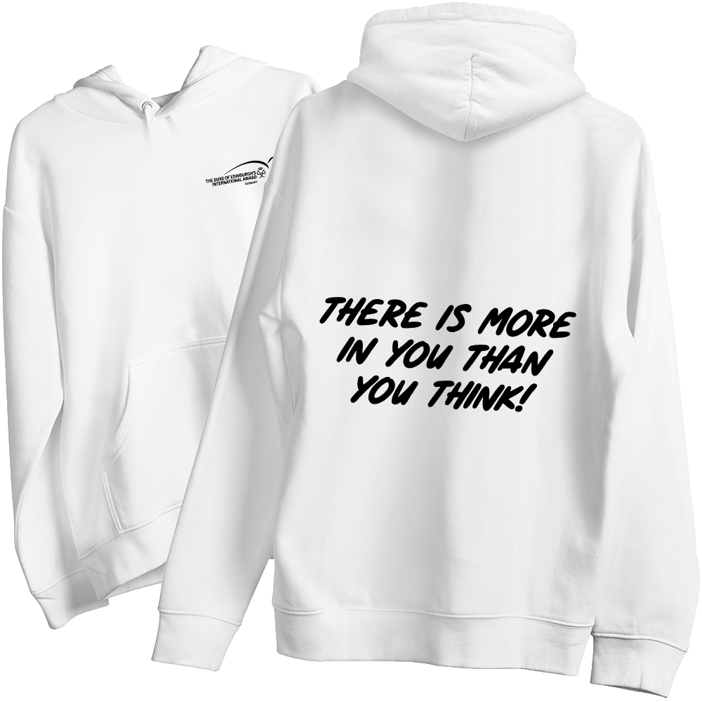 Hoodie, Pullover, Weiß, Grafiktext, Alltagstaugliche Kleidung